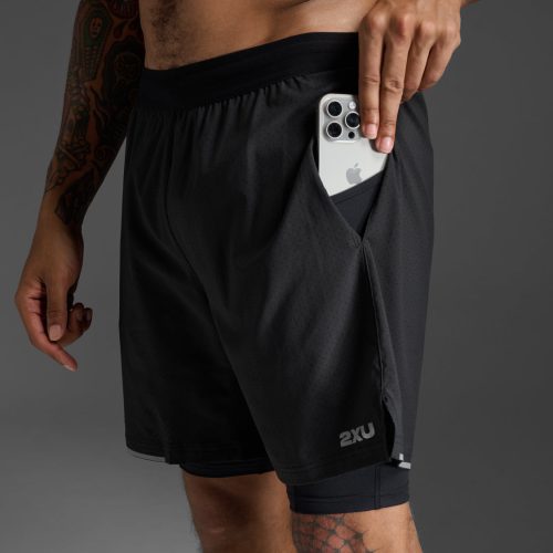 2XU Aero 2-in-1 7 Inch Shorts (MR6536b)