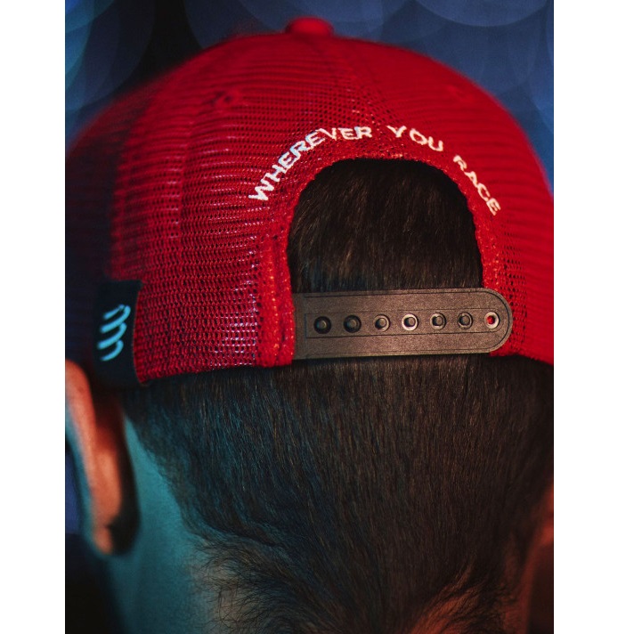 Comperessport Trucker Cap Red/White